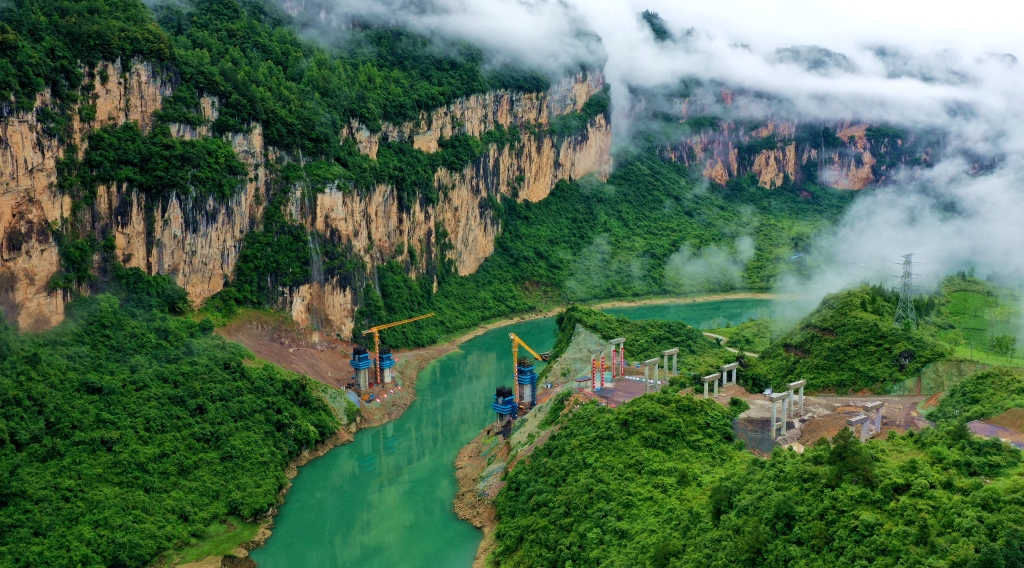 渝湘复线阿蓬江特大桥 渝湘复线阿蓬江特大桥